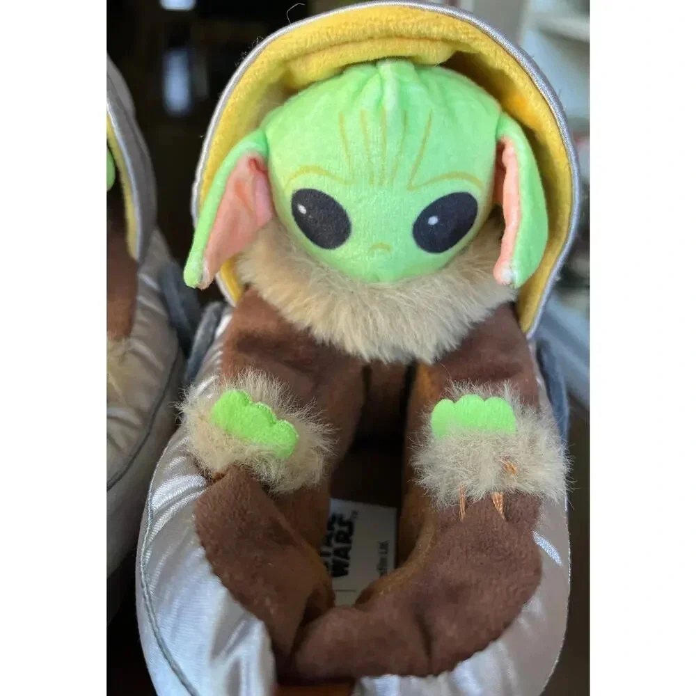 Gap Star Wars Mandalorian Yoda Grogu Toddler Slippers Size S (5/6)